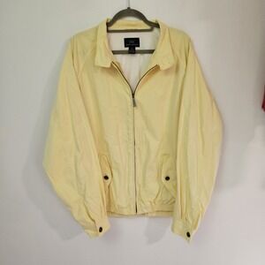 Brooks Brothers Yellow Cape Jacket Women's XXL Rain Coat 346